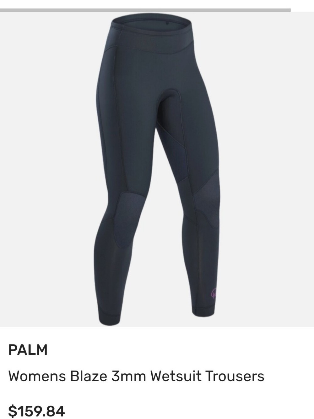 Palm Womens Blaze 3mm Wetsuit Neoprene Pants